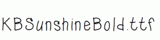 KBSunshineBold.ttf