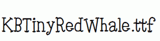 KBTinyRedWhale.ttf