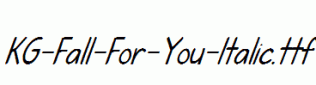 KG-Fall-For-You-Italic.ttf