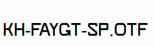 KH-Faygt-SP.otf