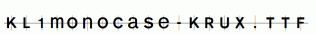 KL1MonoCase-Krux.ttf