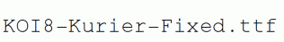 KOI8-Kurier-Fixed.ttf