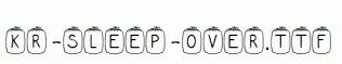 KR-Sleep-Over.ttf