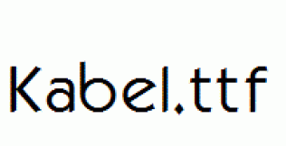 Kabel.ttf