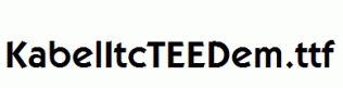 KabelItcTEEDem.ttf