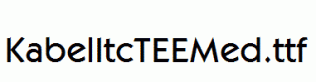 KabelItcTEEMed.ttf