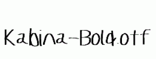 Kabina-Bold.otf