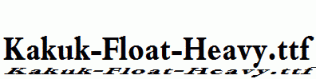 Kakuk-Float-Heavy.ttf