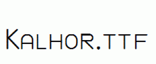Kalhor.ttf
