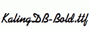 KalingDB-Bold.ttf