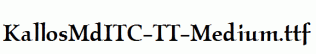 KallosMdITC-TT-Medium.ttf