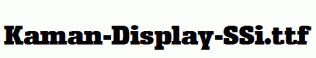 Kaman-Display-SSi.ttf