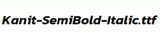 Kanit-SemiBold-Italic.ttf