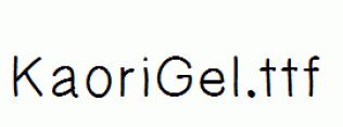 KaoriGel.ttf