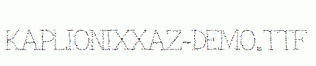 Kaplionixxaz-Demo.ttf