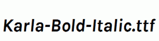 Karla-Bold-Italic.ttf