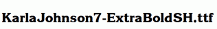 KarlaJohnson7-ExtraBoldSH.ttf