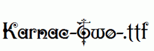 Karnac-Two-.ttf