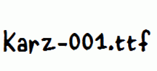 Karz-001.ttf