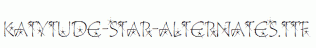Katytude-Star-Alternates.ttf