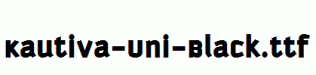 Kautiva-Uni-Black.ttf