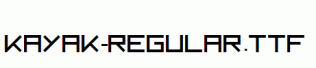 Kayak-Regular.ttf