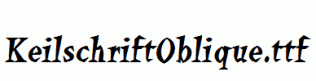 KeilschriftOblique.ttf