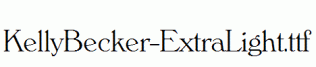 KellyBecker-ExtraLight.ttf