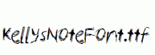 KellysNoteFont.ttf