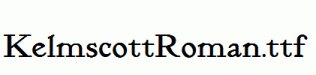 KelmscottRoman.ttf