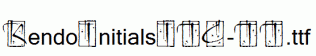 KendoInitialsITC-TT.ttf