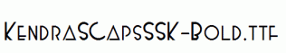 KendraSCapsSSK-Bold.ttf