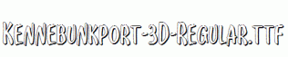 Kennebunkport-3D-Regular.ttf