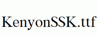 KenyonSSK.ttf