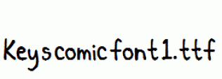 Key-s-comic-font-1.ttf