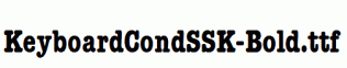 KeyboardCondSSK-Bold.ttf