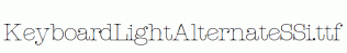 KeyboardLightAlternateSSi.ttf