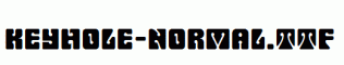 Keyhole-Normal.ttf