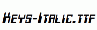 Keys-Italic.ttf