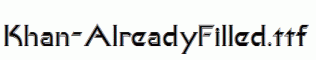 Khan-AlreadyFilled.ttf