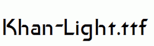 Khan-Light.ttf