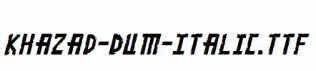 Khazad-Dum-Italic.ttf