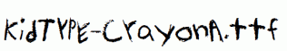 KidTYPE-CrayonA.ttf