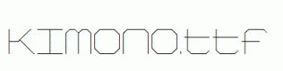 Kimono.ttf