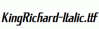 KingRichard-Italic.ttf