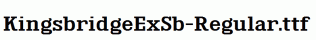 KingsbridgeExSb-Regular.ttf