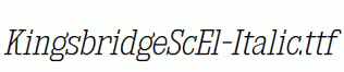 KingsbridgeScEl-Italic.ttf