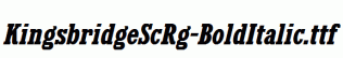 KingsbridgeScRg-BoldItalic.ttf