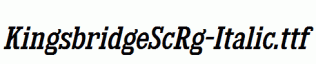 KingsbridgeScRg-Italic.ttf
