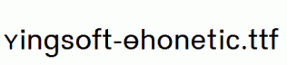 Kingsoft-Phonetic.ttf
